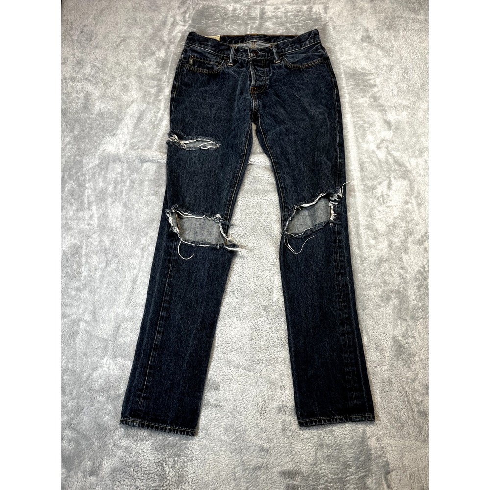 Abercrombie Fitch Jeans 30x32 Classic Taper Fit Medium Wash Distressed